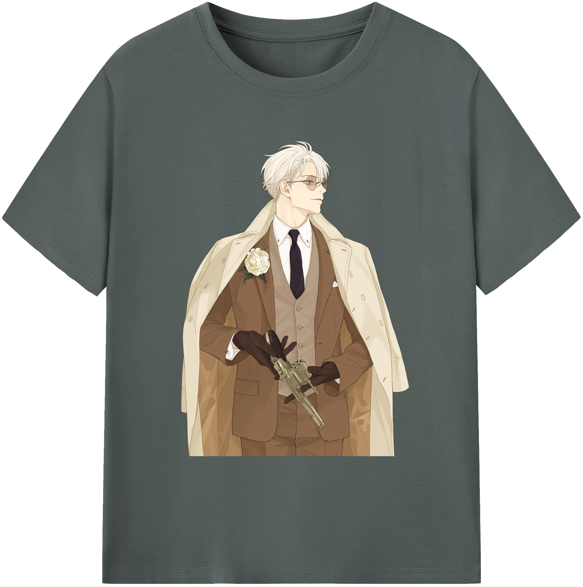 （画像用） 呪術廻戦 Jujutsu Kaisen 綿100％ メンズ半袖Tシャツ｜肌触りやわらか＆通気性